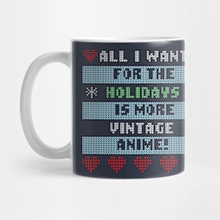 Vintage Anime Holiday Sweater Mug